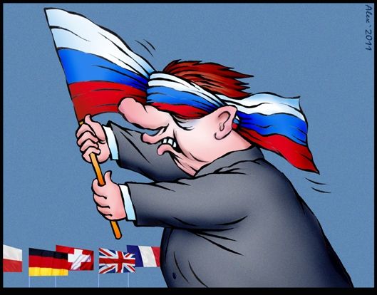Россия в молчании. 2011 год. Рисунок: Александр Хоц