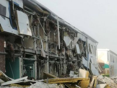 Последствия удара по Елабуге, 2.04.24. Фото: t.me/istories_media Последствия удара по Елабуге, 2.04.24. Фото: t.me/istories_media